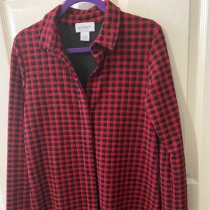 Red/Black Plaid Peck & Peck Big Shirt